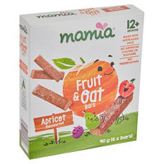Apricot Flavoured Fruit & Oat Bars 12+ Months 6 Pack 90g